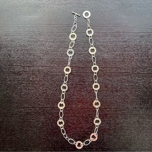 3 for $20 - 36” silver colour link necklace